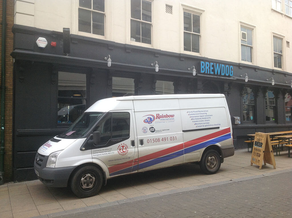 Extraction System Clean at Brew Dog Norwich